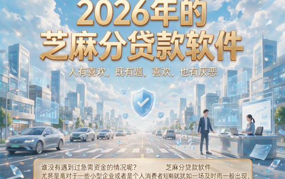 2026芝麻分贷款软件大盘点！这5个通过率高、下款稳的借款平台速速收藏