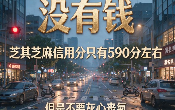 芝麻信用分590黑户也能贷款？2026这5个渠道速查！