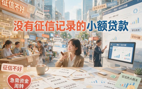 征信黑、征信不好、征信烂也能借！2026不上征信报告的小额贷款清单，93%的人还不知道