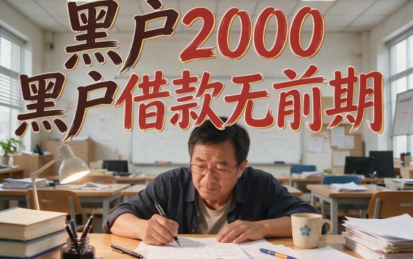 黑户借款无前期，2026年这5个2000元黑户专属渠道速收藏！