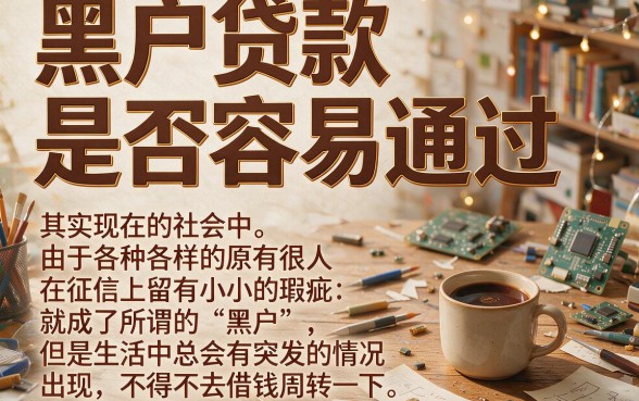 黑户贷款容易审批工作吗？这5个黑户借款APP秒过5000，错过再无！