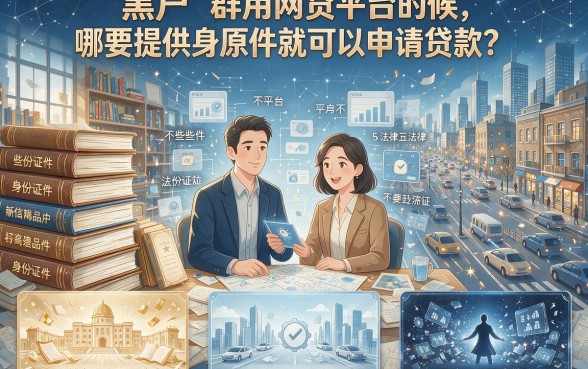 哪些网贷平台不用身份证原件也能下款?亲测有效全流程盘点