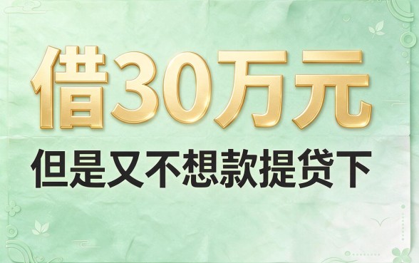 不上征信也能贷30万的网络平台，这5个借款1000元无视征信的APP少有人知！