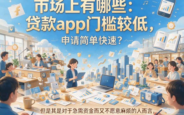 2026年门槛低的容易贷款的app有哪些?这5个够用了!附无视征信借5000的口子