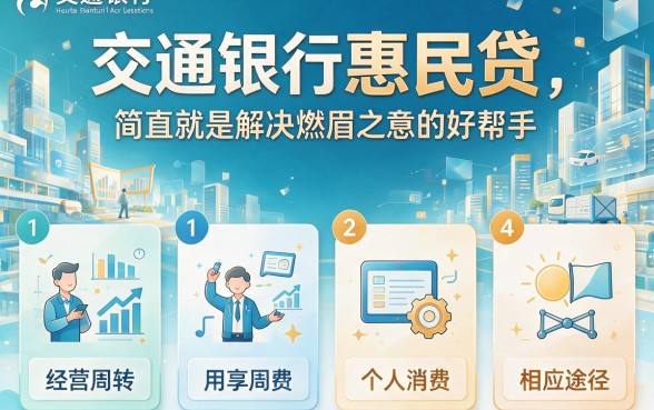 2026年急用钱速看！盘点5个类似交行惠民贷的借钱口子，轻松借4000