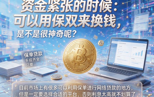 2026年抢先看！5个用保单的网贷口子，凭保单轻松借3000