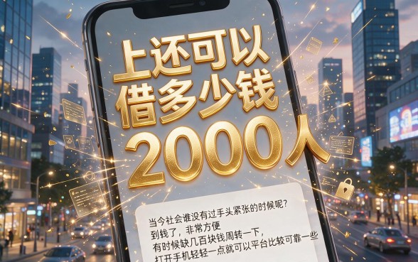 2026必备！手机上还能怎么借钱人人2000，这5个无视征信贷款3000的软件你用了吗