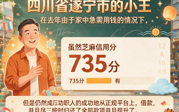 735芝麻分必下的口子被我找到了！2026最新实测这几款借款软件秒到账