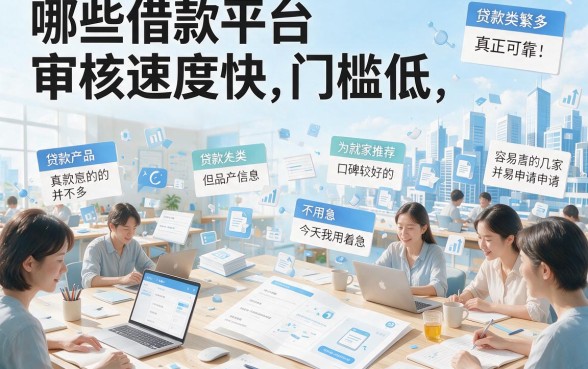 2026年刚刚公开！这五个3000元小额平台对征信要求不高，确实是比较容易借款平台