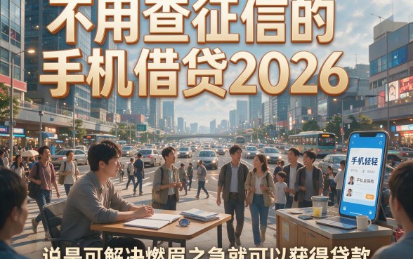 不看征信的手机借贷2026精选！这5个软件多数人亲测靠谱，权威揭秘不查征信快速借5000