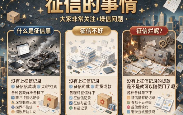 征信黑了、征信不好、征信烂了还能借到不上征信且容易过的贷款吗？深度解析来了