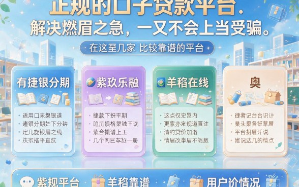 这5个正规口子贷款平台超友好，轻松借款60000