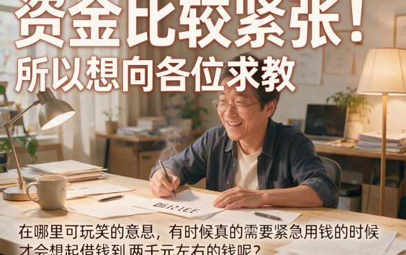 急用2000元在哪能借？2026实测这5个能借5000元的口子！