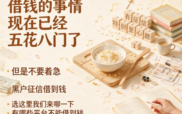 2026速借干货！黑户征信黑户还能借钱吗现在？这5个黑户借款5000的APP，理性使用很合适