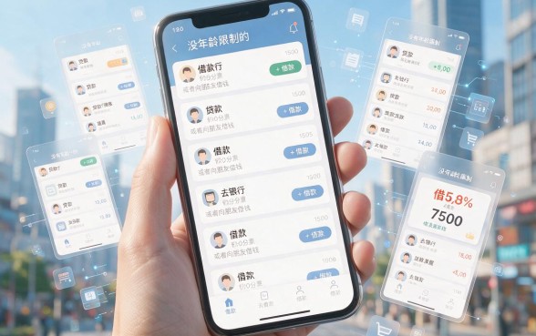 什么借钱软件不受年龄限制？2026这5个芝麻分口子稳下款，