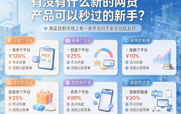 2026新用户秒过的网贷盘点！这5个口子，新用户借款6000直接秒批
