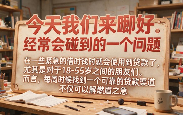18到55岁必看！这5个贷款口子通过率高到离谱