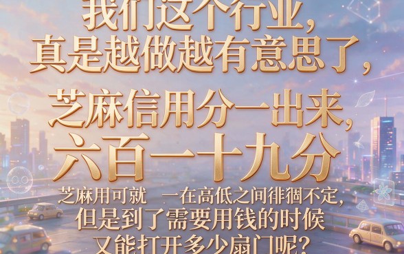 芝麻信用分619能下款吗？这5个借款平台619分马上放款，稳妥到账