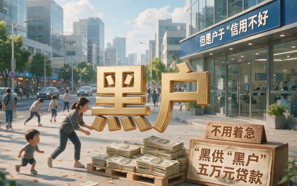 黑户贷款五万收一万好处费亲测有效！2026最新口子推荐，这五个黑户借五万只需一千好处费
