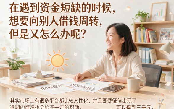 征信有逾期也能借3000！2026年这5个不看征信、额度50000门槛低的口子速存