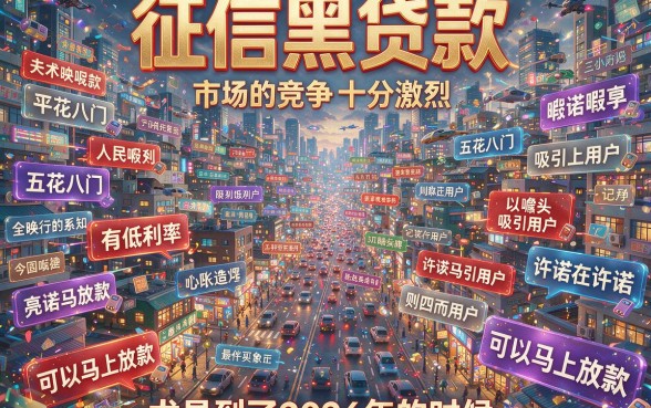 2026征信黑了也别怕！这5个网贷口子直接下款秒到账