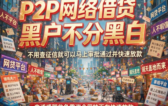 黑户不分黑白的网贷口子靠谱吗？深扒真相与避坑方案