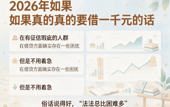 2026年适合黑户满20周岁也能借1000，这5个小额贷款软件速速归类收藏
