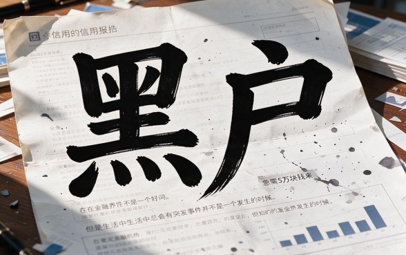 黑户从哪里可以贷款五万元呢？揭秘行业内幕与真实渠道