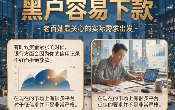2026年惊人发现！这5个对资质要求不高的黑户借款平台，好下款到难以置信