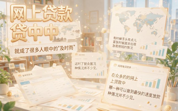 哪个网上贷款放款快一点？4月实测这5家秒到账平台