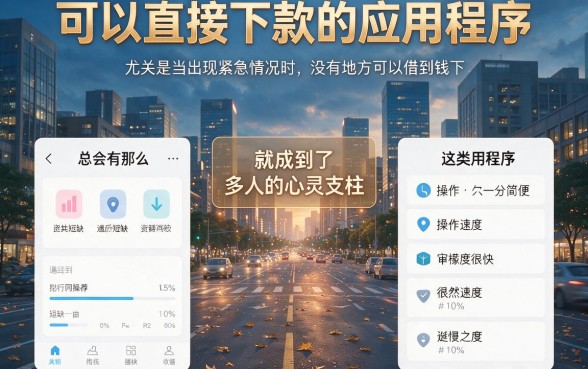 急需用钱别错过！这5个可以直接下款的app，借1000元确实值得选择