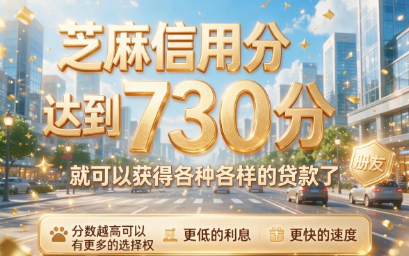 芝麻信用分730分贷款平台盘点：2026这5个借钱APP审核快、秒到账