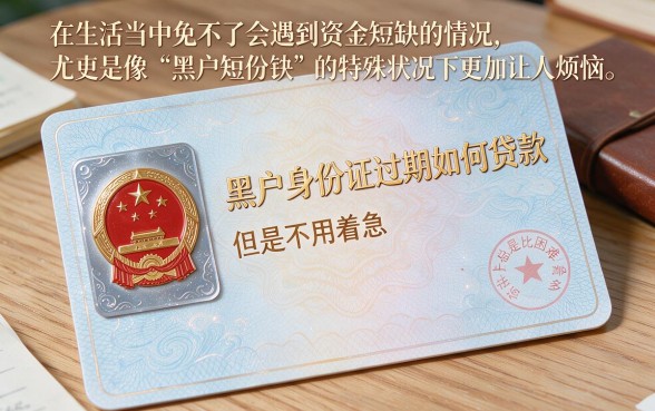 黑户身份证过期怎么借钱?3月稳到出乎意料的办法都在这里!