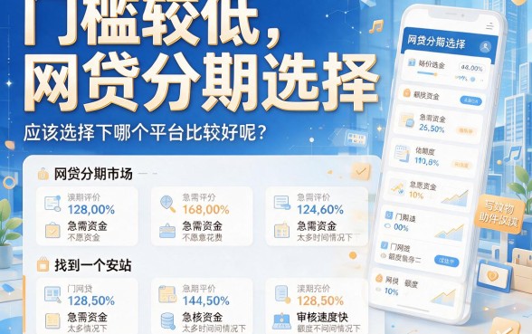 门槛超低的网贷分期平台盘点！2026年这5个软件借6000元超轻松