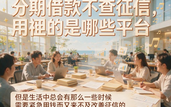 2026不看征信的分期借款有哪些?这5个3000贷款口子无视征信速看!