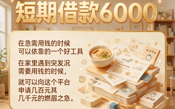 短期借款6000首选这5个平台,2026实测体验极佳