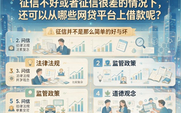 征信黑、征信不好、征信烂也能借！哪些网贷容易借钱的平台紧急盘点