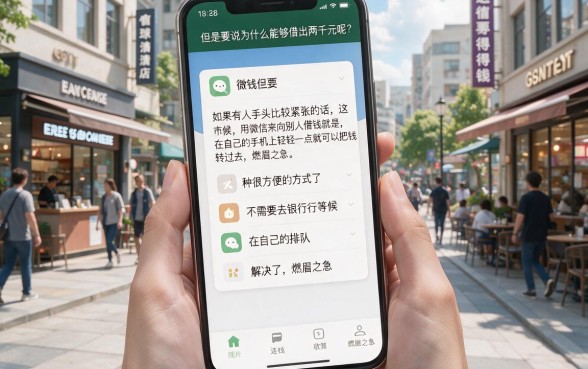 微信里借钱怎么借到二千？这5个正规渠道速成攻略，手把手教你应急周转！