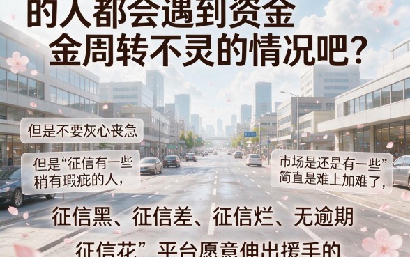 征信黑、征信烂、无逾期却征信花？2026年急需3000元这5个借款口子最新发布！