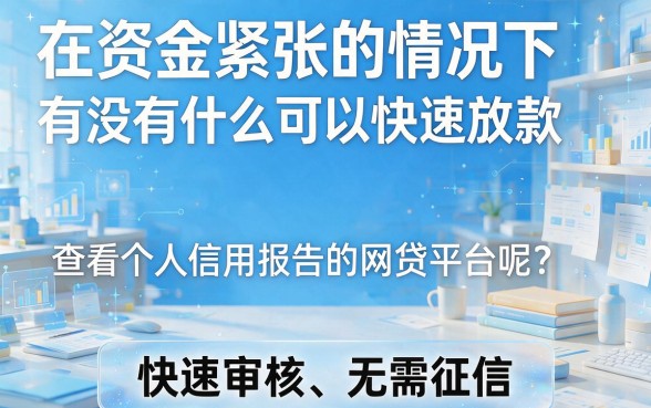 无视征信秒下款！实测2026年放款快不看征信的网贷平台，500元轻松借