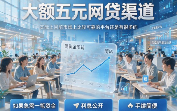 大额5万网贷口子限时盘点，再附5个5000大额借款口子