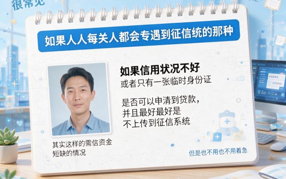 黑户临时身份证贷款不上征信,2026精选5个不查征信借钱8000的APP