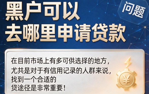 黑户能从哪里贷款？2026年盘点5个最好下款的分期平台
