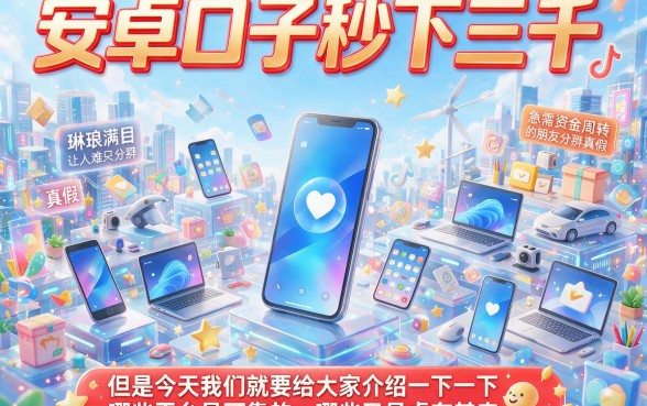 安卓口子秒下3000！2026官方最新披露，附5个借款5000秒批3000的必下渠道