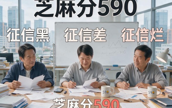 征信黑、征信烂、芝麻分590也能贷的口子盘点，这些渠道别错过！