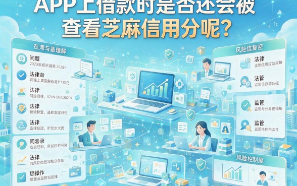 征信有逾期必看:APP借钱到底查不查芝麻信用分?2026最新规则揭秘