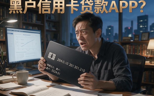黑户信用卡贷款app哪个好用？实测避坑指南全解析