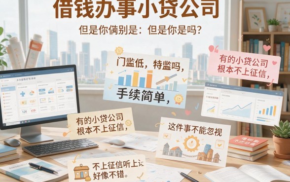 不上征信的小贷公司精选合集！这5家强推，急需周转必看