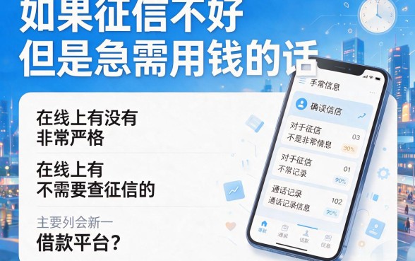 适合黑户这五个网上借钱平台不看征信报告,借款3000直接无视征信口子