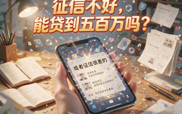 征信黑了、不好、烂了？2026手机贷款50万最新攻略，全网疯转！